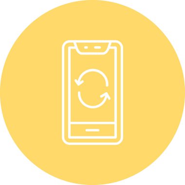 Vektör Mobil simge illüstrasyonu