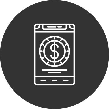 Vektör Mobil simge illüstrasyonu