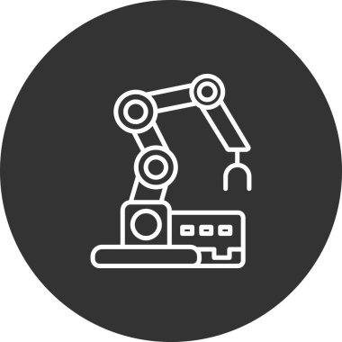 robot ikon vektör illüstrasyonu