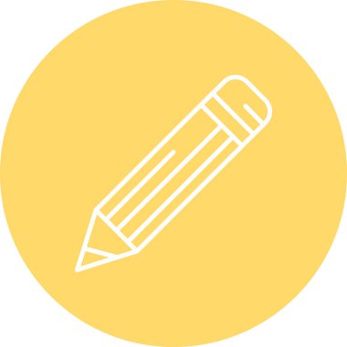 Kalem. Web simgesi basit illüstrasyon