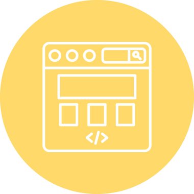 seo modern simgesinin vektör illüstrasyonu