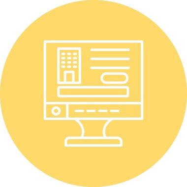 vektör izleyici simgesi illüstrasyonu