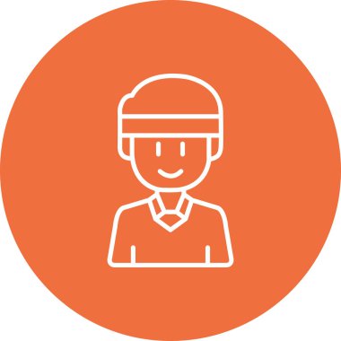 işçi simgesi, vektör illüstrasyonu