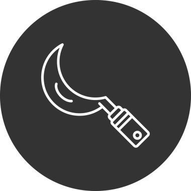 Balta ağ simgesi, vektör illüstrasyonu