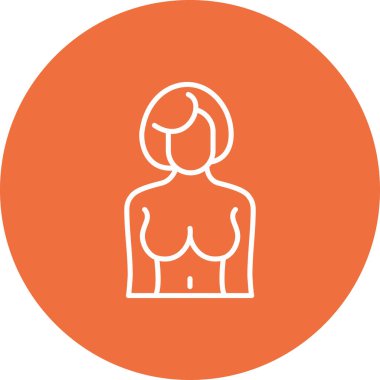 Vektör Kız Simgesi illüstrasyonu