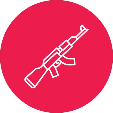 silah simgesi vektör illüstrasyonu