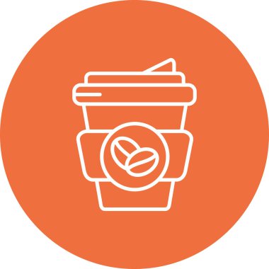 çay fincanı ikonu vektör illüstrasyonu