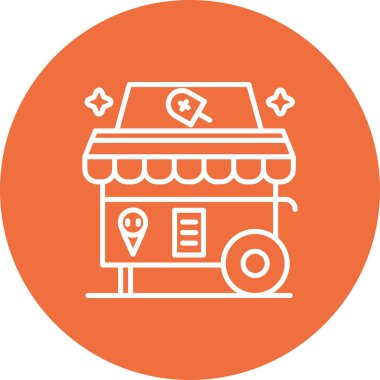 Gıda simgesinin vektör illüstrasyonu