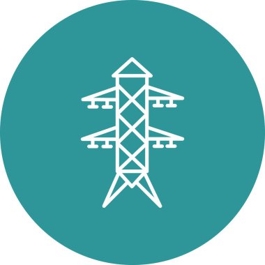 Bir nükleer güç simgesinin vektör çizimi