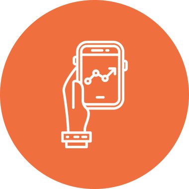 Akıllı saat simgesi vektör illüstrasyon tasarımlı akıllı telefon