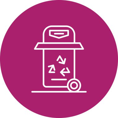 vektör geri dönüşüm kutusu illüstrasyonu