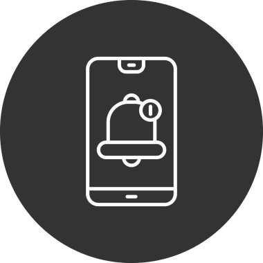 Mesaj eksikliğinin modern simgesinin vektör çizimi