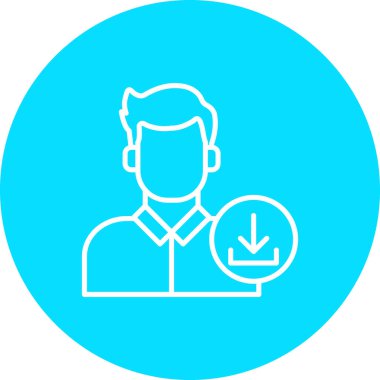 kontak simgesine vektör ekle