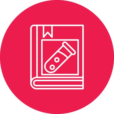 Kitap simgesinin vektör illüstrasyonu