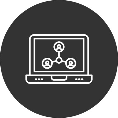 Web simgesi vektör illüstrasyonu