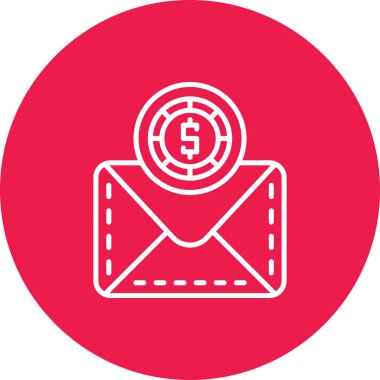 zarf simgesi, modern vektör illüstrasyon tasarımı