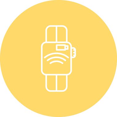 Kablosuz. Web simgesi basit illüstrasyon