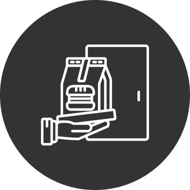 Kişisel simgenin resimleme simgesi tasarımı.