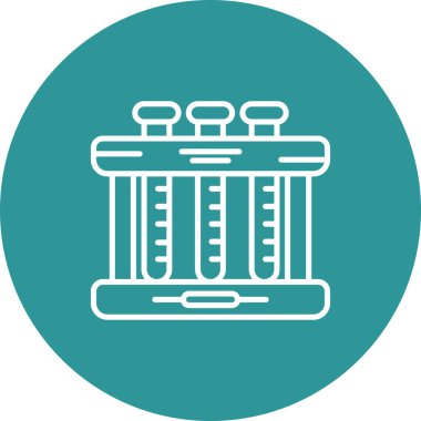 Bir b simgesinin vektör illüstrasyonu