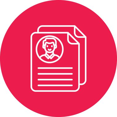 Dosya simgesinin vektör illüstrasyonu