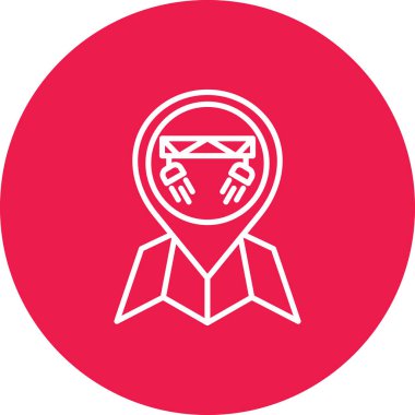 seo modern simgesinin vektör illüstrasyonu