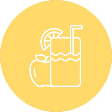 içecek simgesinin vektör illüstrasyonu