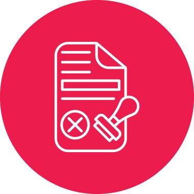 Vektör belgesi Simge illüstrasyonu