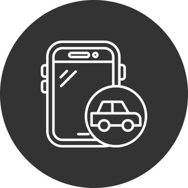 cep telefonu simgesi vektör çizimi