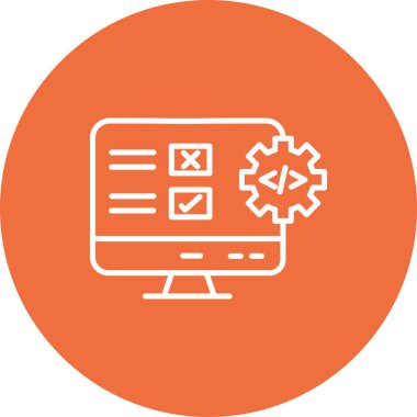 vektör ayarı simgesi, illüstrasyon