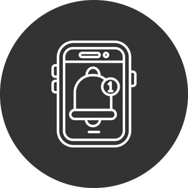 Telefon simgesi vektör illüstrasyonu