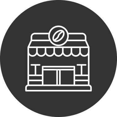 Gıda modern simgesinin vektör çizimi