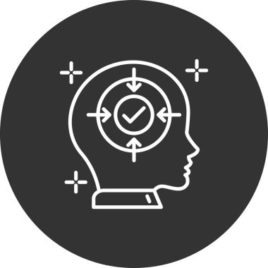 İş ve finans simgesinin vektör illüstrasyonu