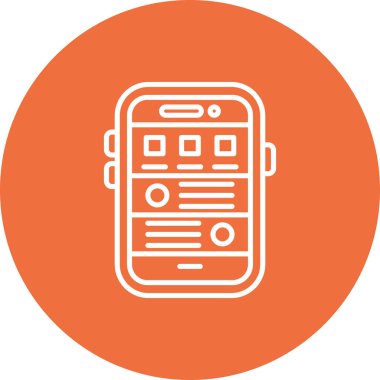 - Telefon. Web simgesi vektör tasarımı