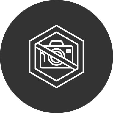 Vektör kamera Simgesi illüstrasyonu