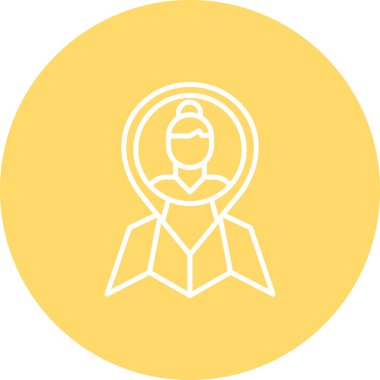 Sırt çantalı bir adamın vektör çizimi