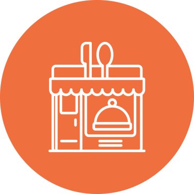 Gıda simgesinin vektör illüstrasyonu