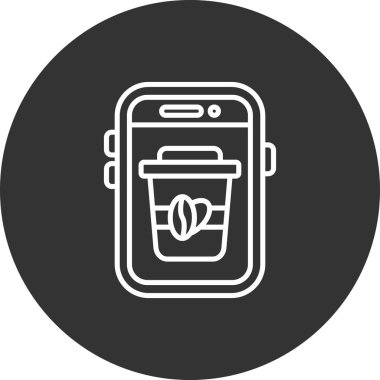 Gıda simgesinin vektör illüstrasyonu