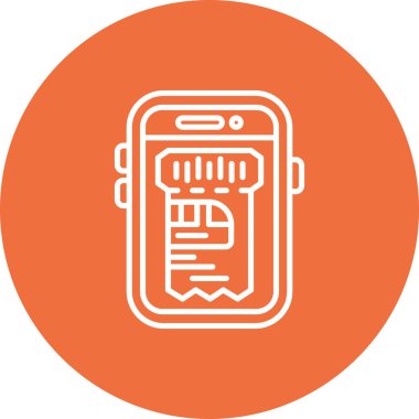 vektör akıllı telefon simgesi vektör illüstrasyonu