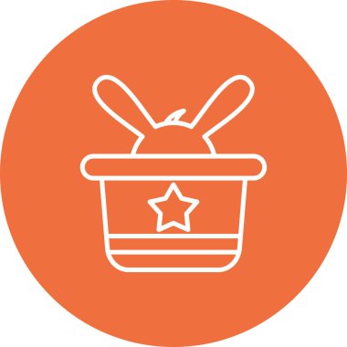 Bir çiçek simgesinin vektör illüstrasyonu