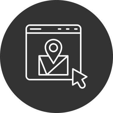 seo modern simgesinin vektör illüstrasyonu