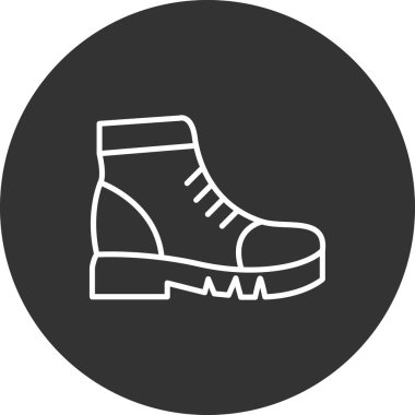 Siyah ve beyaz simgesinin vektör illüstrasyonu