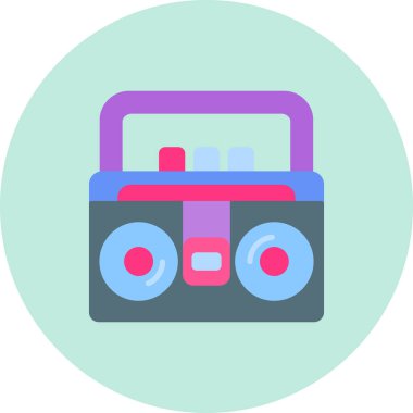 Müzik simgesinin vektör illüstrasyonu