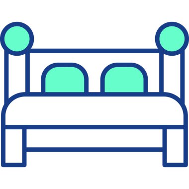 Otel simgesi, vektör illüstrasyon tasarımı