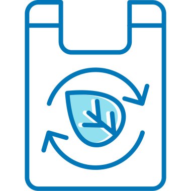 Geri dönüşüm simgesi vektör resimlemesi