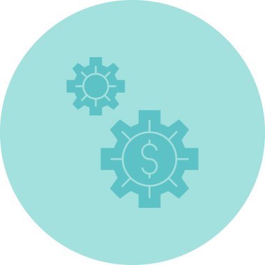 Dolar simgesi vektör illüstrasyonu