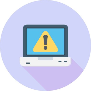 Uyarı hatası simgesi doldurulmuş dış hat biçiminde