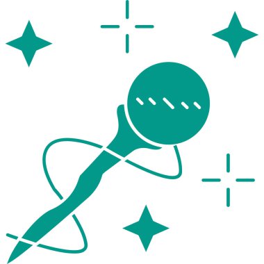 Uydu simgesi beyaz arkaplanda izole edildi. Renkli taslak konsepti. Vektör