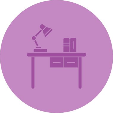 masa simgesi vektör illüstrasyonu