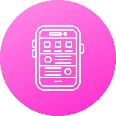 seo modern simgesinin vektör illüstrasyonu