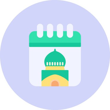 Cami Web simgesi basit illüstrasyon